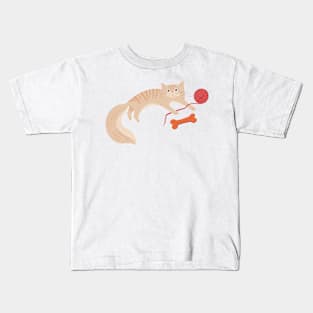 Curious cat Kids T-Shirt